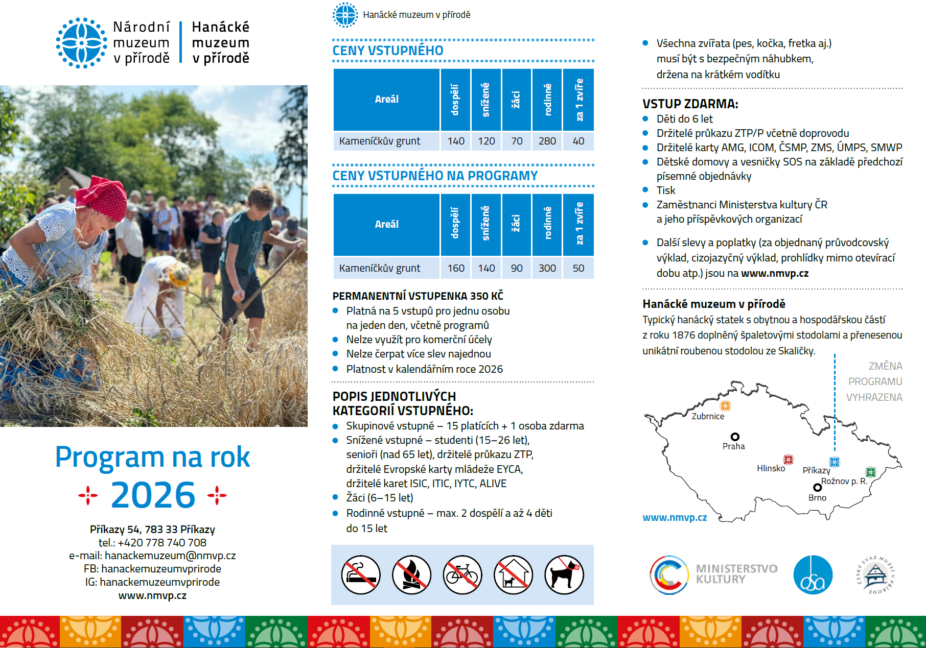 Hanácký rok 2026 v Hanáckém muzeu v přírodě