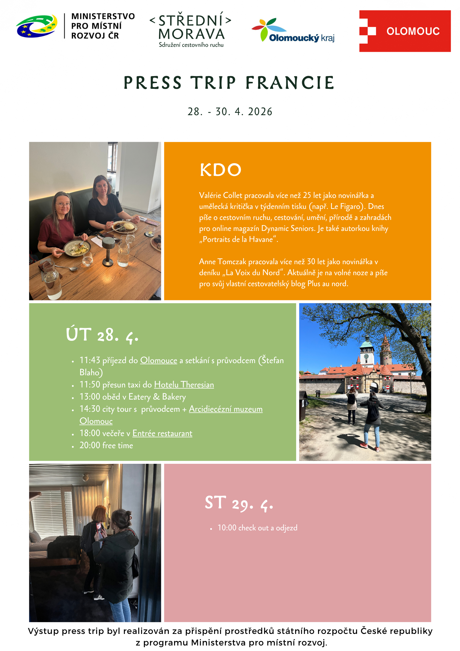 Press trip Francie 28. - 30. 4. 2026