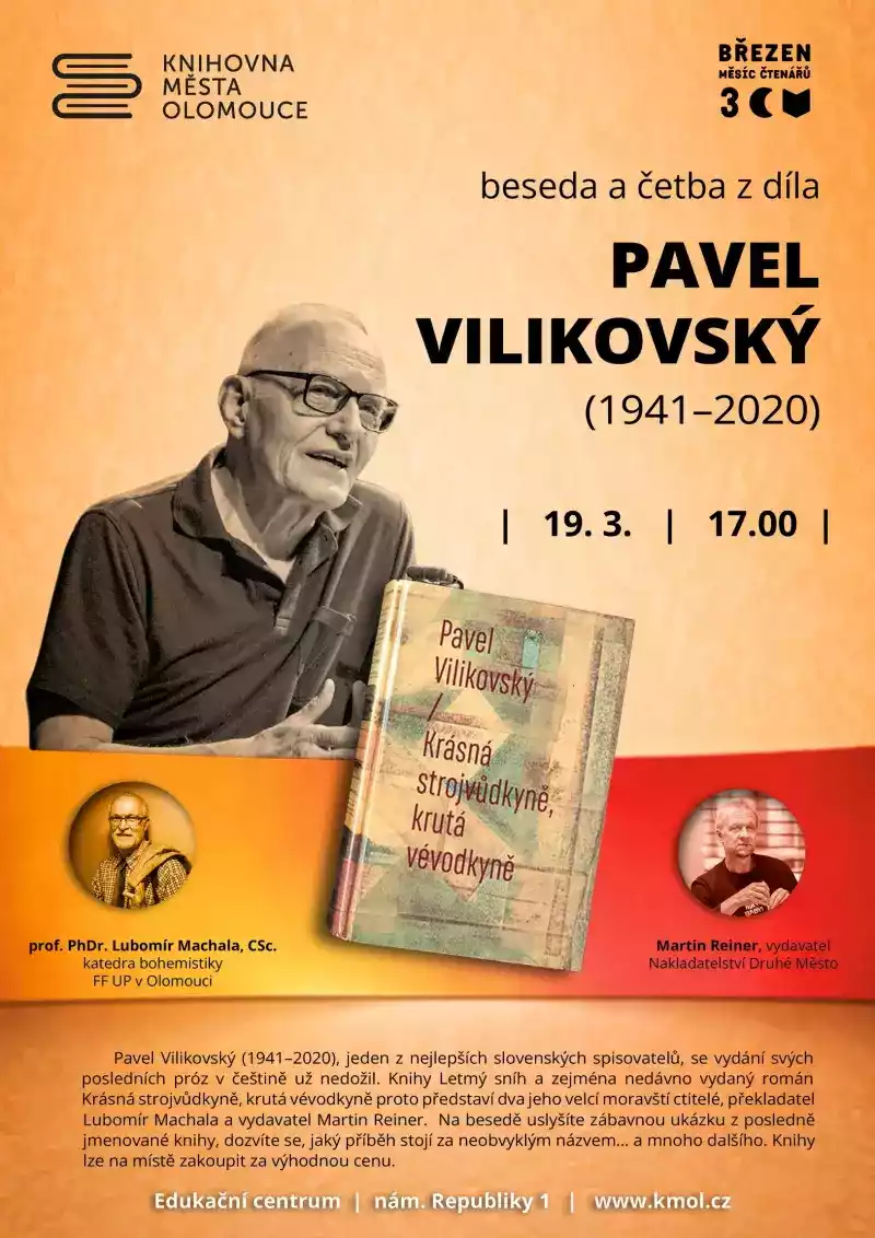 Četba z díla Pavla Vilikovského