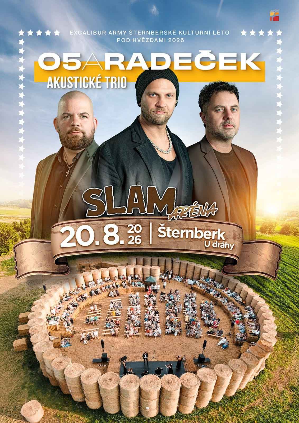 SLAM aréna 2026: O5 a Radeček akustické trio