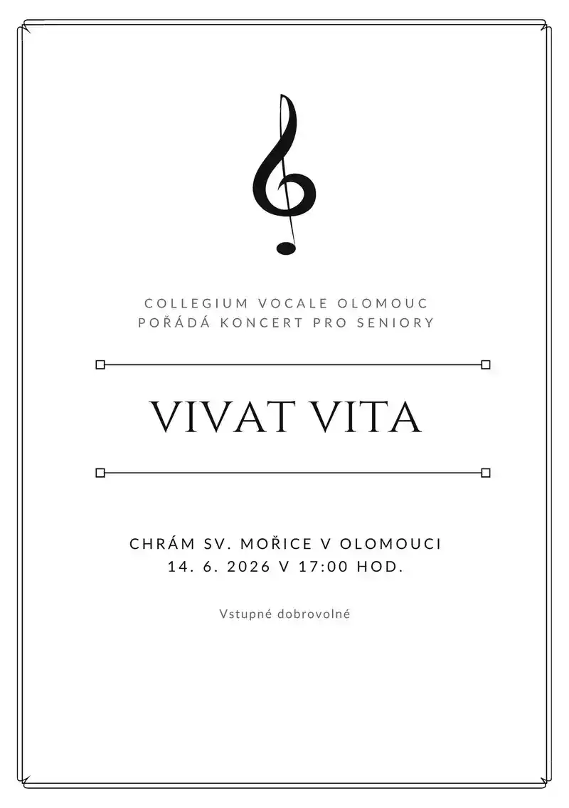 Koncert pro seniory VIVAT VITA