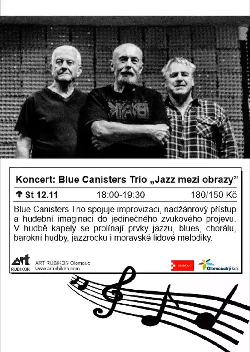 Koncert: Blue Canisters Trio: Jazz mezi obrazy