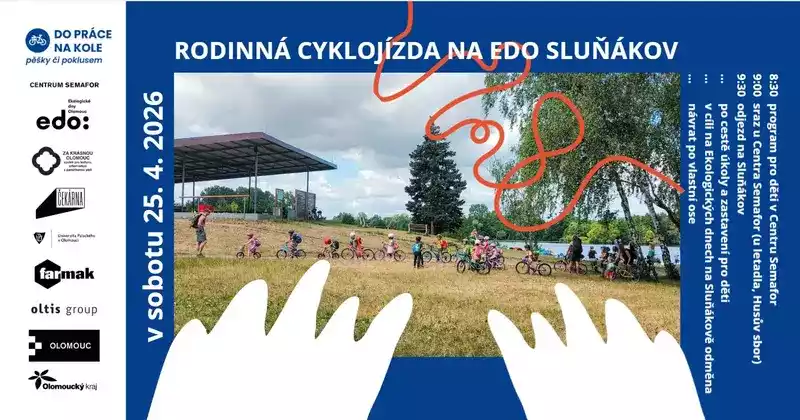 Start cyklojízdy na Sluňákov