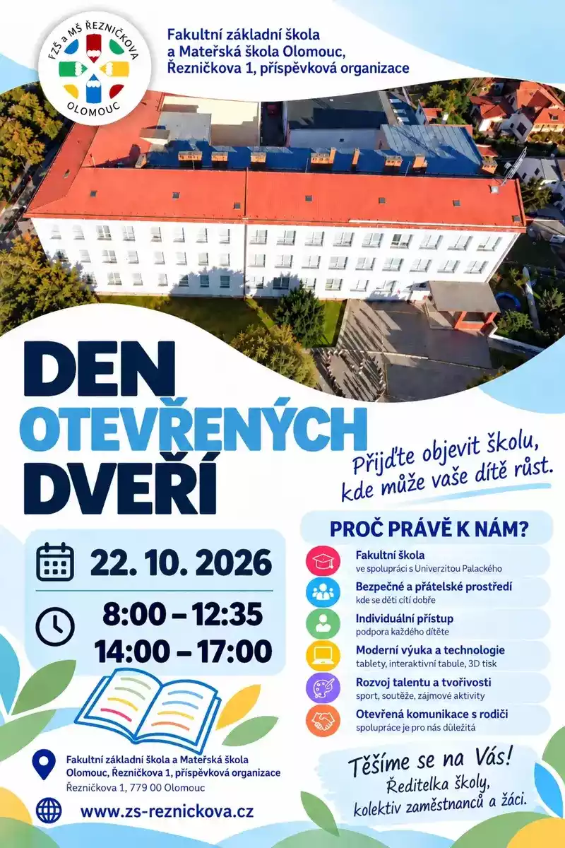 Den otevřených dveří FZŠ Řezníčkova