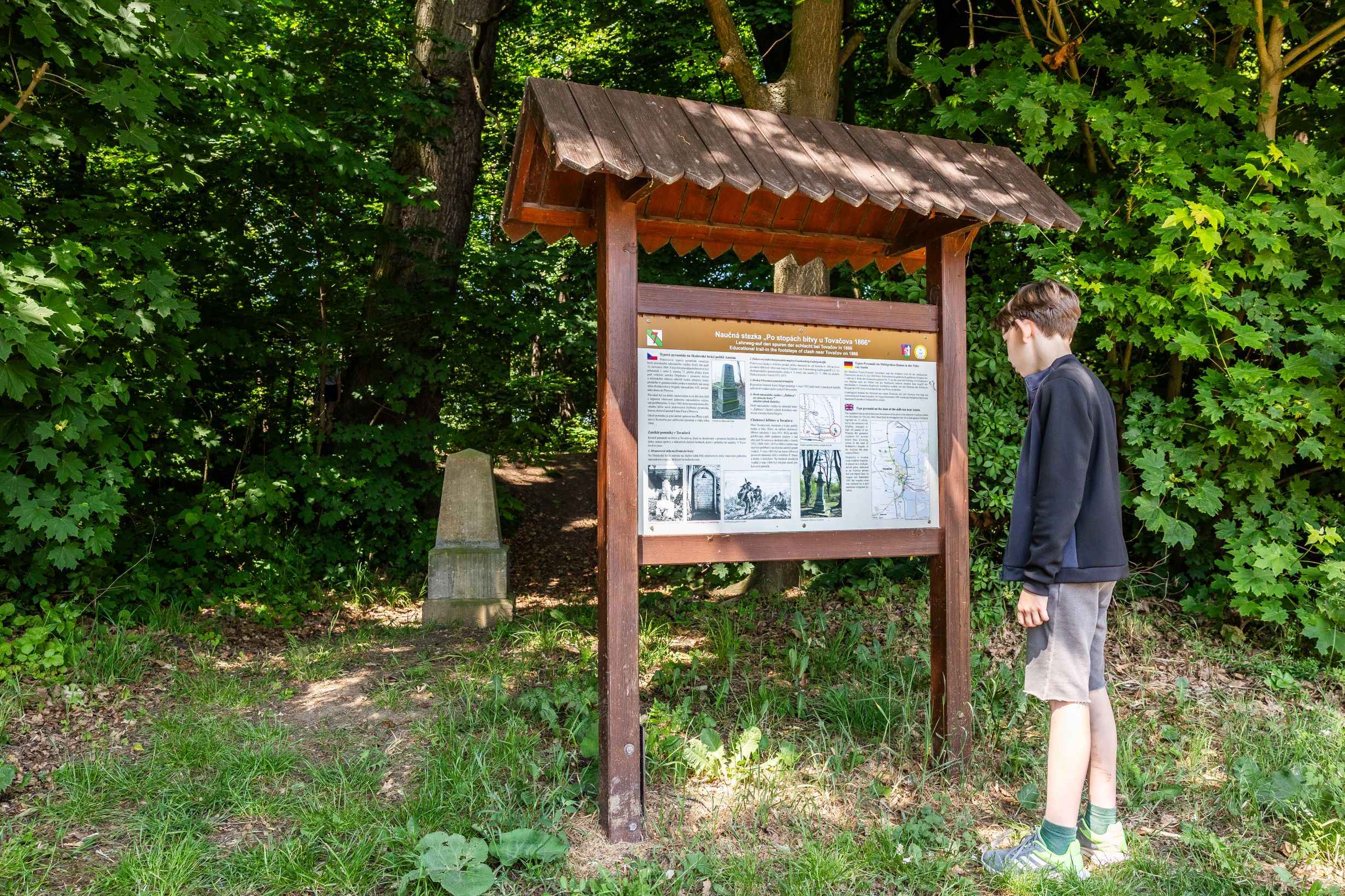  Lehrpfad Auf den Spuren der Schlacht von Tovačov 1866