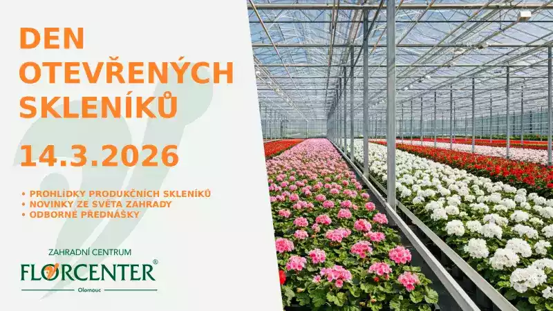 Den otevřených skleníků ve Florcenter Olomouc