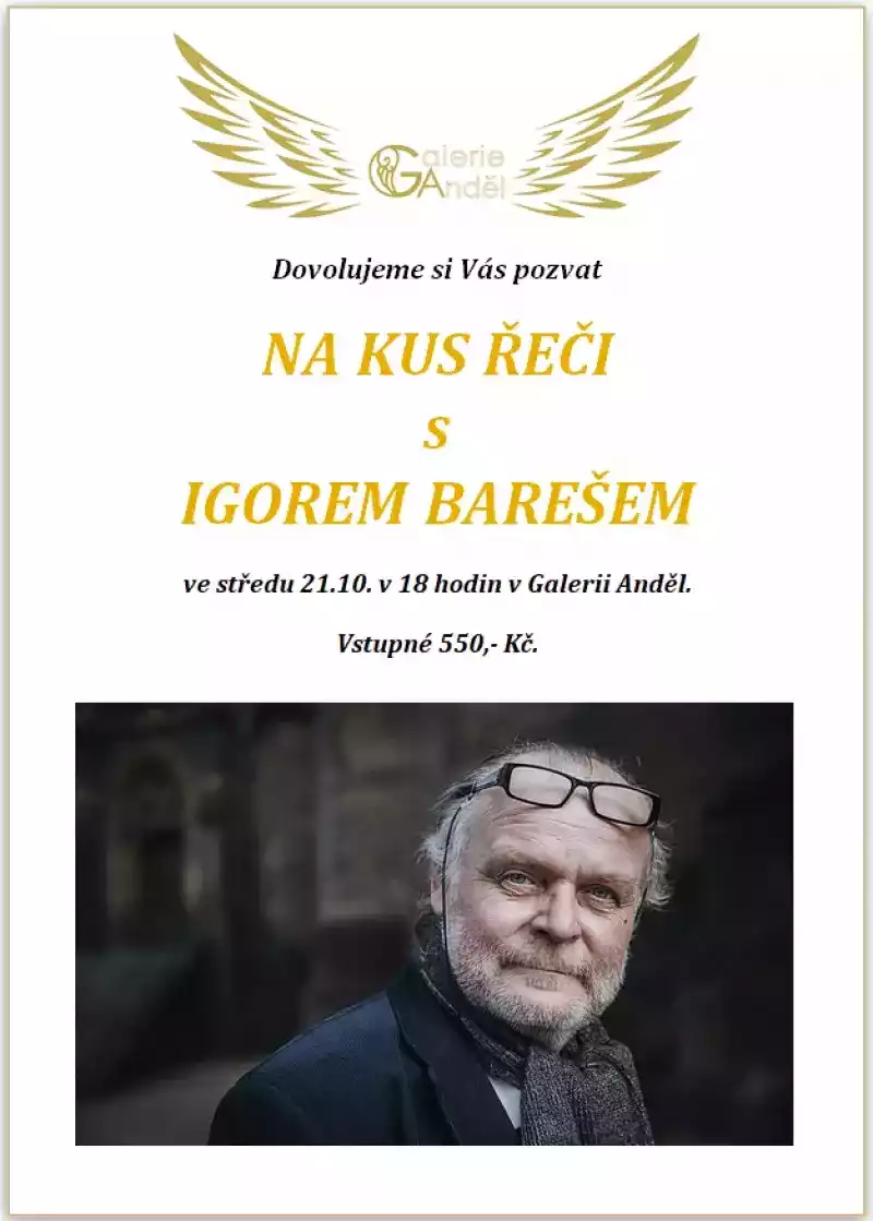 Na kus řeči s Igorem Barešem