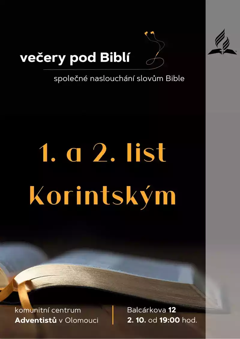 Večery pod Biblí – 1. a 2. kniha Korintským