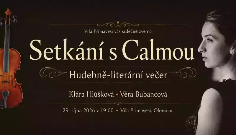 Setkání s Calmou: večer poezie, hudby a elegance