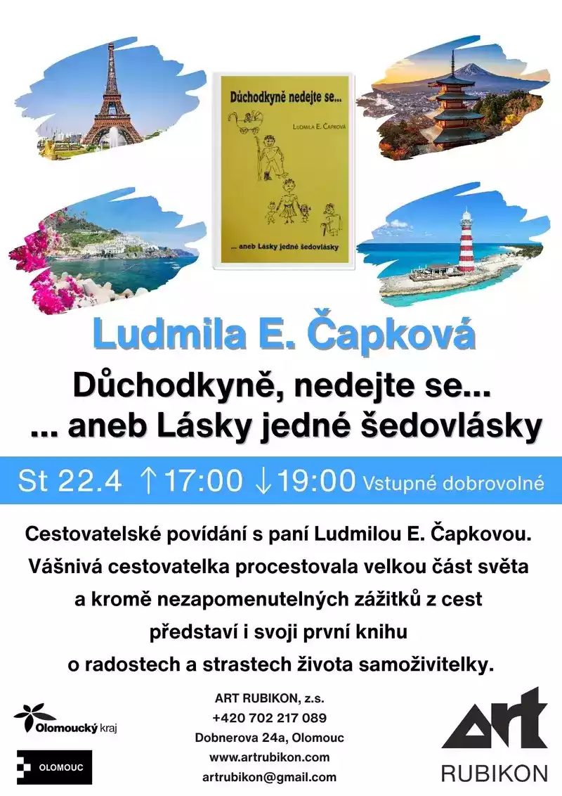 Autorské povídání: Ludmila E. Čapková - Důchodkyně, nedejte se...