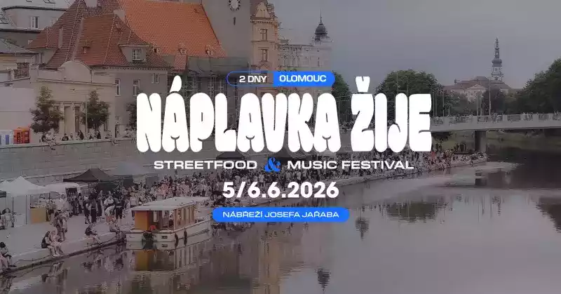 Náplavka žije! Olomoucký Festival 2026