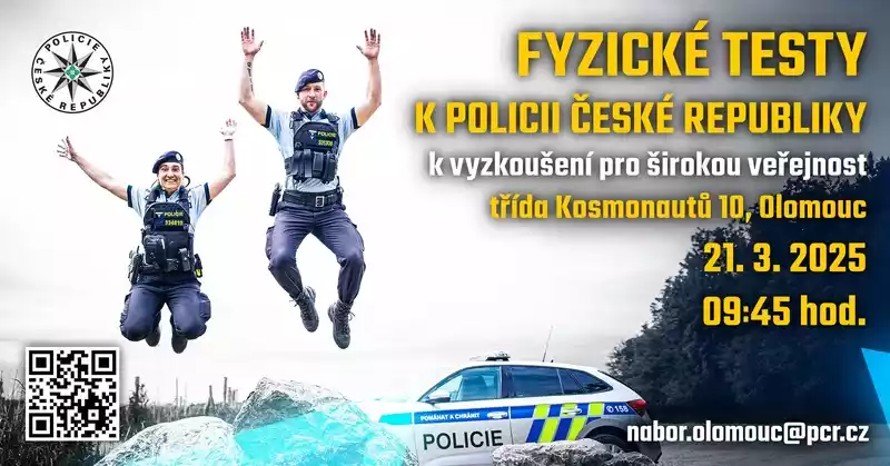 Policejní fyzické testy na zkoušku pro veřejnost