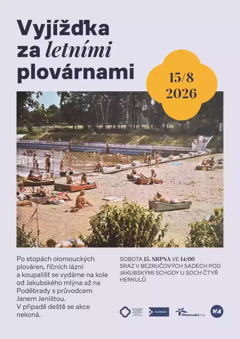Vyjížďka za letními plovárnami Olomouce