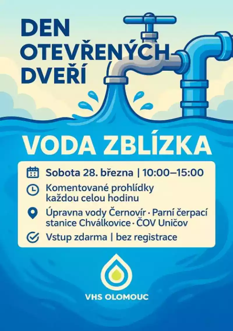 Den otevřených dveří: voda zblízka