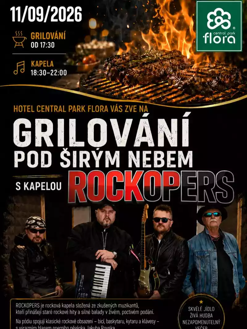 Grilování s živou hudbou