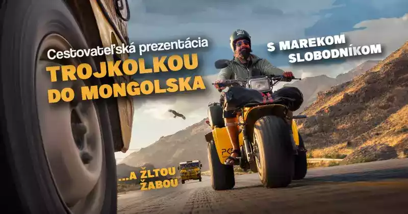 Trojkolkou do Mongolska s Marekom Slobodníkom