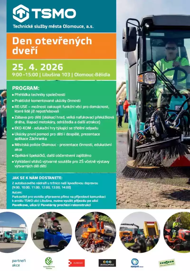 Den otevřených dveří Technických služeb města Olomouce