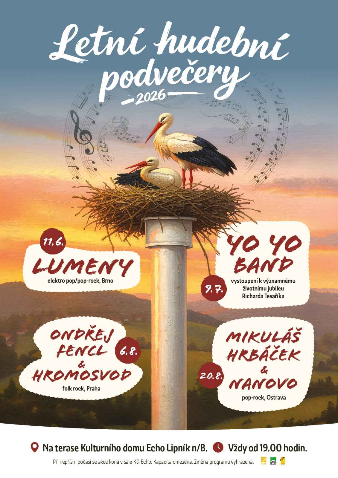 LETNÍ HUDEBNÍ PODVEČERY: LUMENY