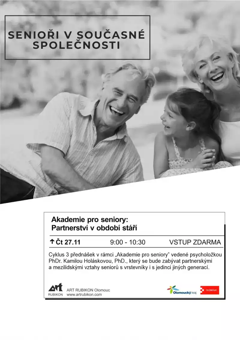 Akademie pro seniory: Senioři v současné společnosti - Partnerství v období stáří