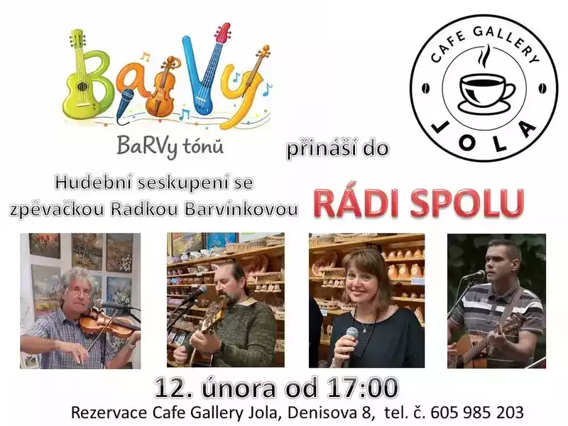 Hudební večer v Cafe Gallery JOLA