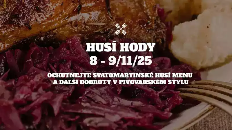 Husí hody v pivovaru
