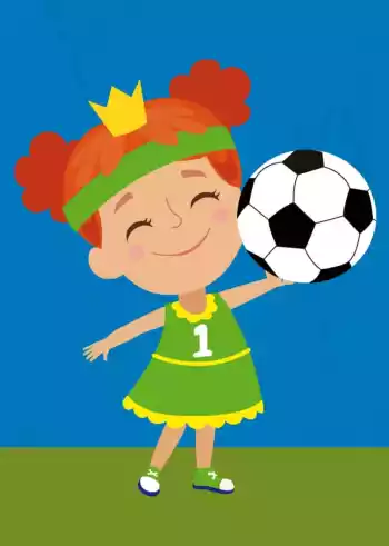 O princezně fotbalistce první