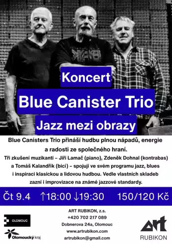 Koncert Blue Canister Trio - Jazz mezi obrazy