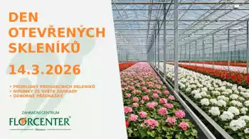 Den otevřených skleníků ve Florcenter Olomouc