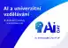 Konference AI Day: AI v univerzitním vzdělávání