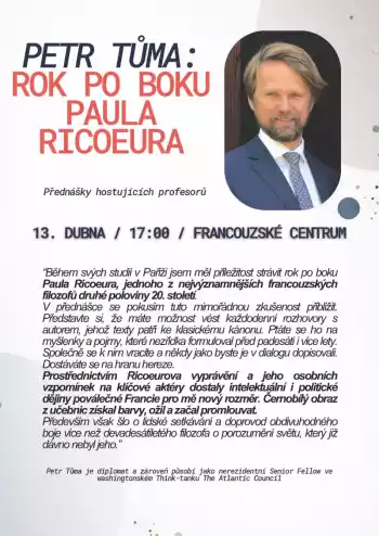 Petr Tůma: Rok po boku Paula Ricoeura