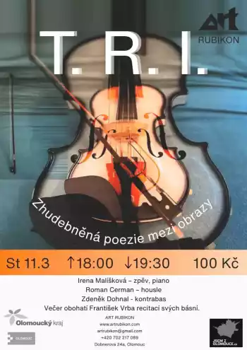 Koncert skupiny T. R. I. - Zhudebnělá poezie mezi obrazy