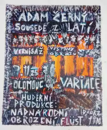 Vernisáž Adam Černý - Nadnárodní obrození & Flüst
