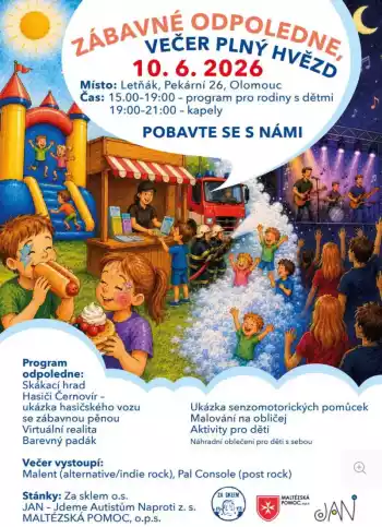Zábavné odpoledne a večer plný hvězd