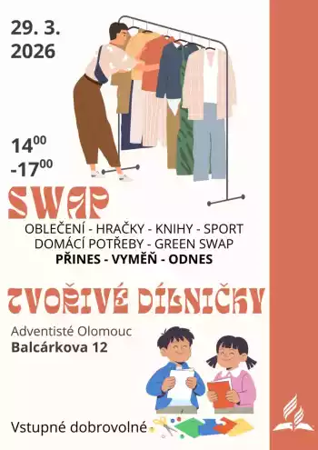 Tvořivé dílničky pro děti a výměnný bazárek SWAP