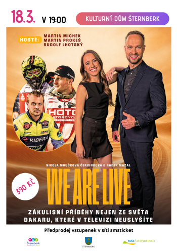 ZRUŠENO! We Are Live - Zákulisní příběhy nejen ze světa Dakaru