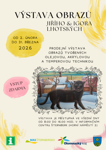 Výstava obrazů Jiřího a Igora Lhotských