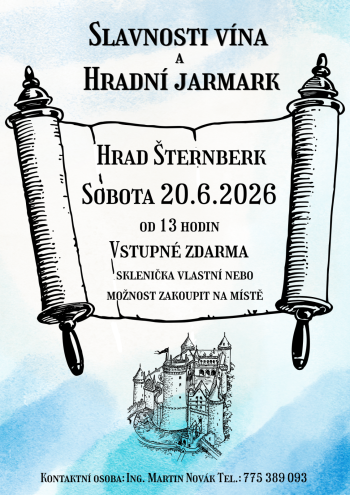 Slavnosti vína a řemeslný jarmark na hradě Šternberk