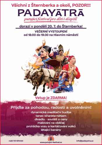 Putující festival indické kultury Padayatra