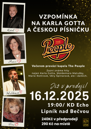 VÁNOČNÍ KONCERT: VZPOMÍNKA NA KARLA GOTTA A ČESKOU PÍSNIČKU