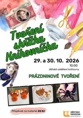 PRÁZDNINOVÉ TVOŘENÍ: TVOŘENÍ SKŘÍTKA KNIHOVNÍČKA