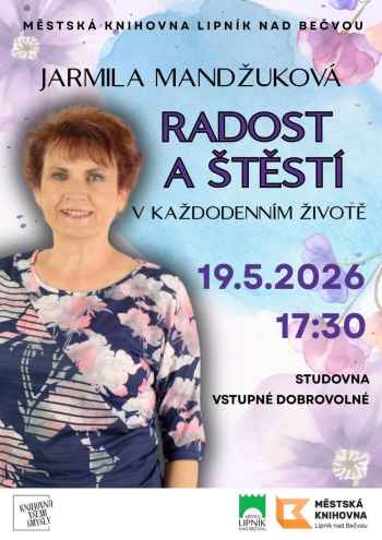 KNIHOVNA VŠEMI SMYSLY – JARMILA MANDŽUKOVÁ