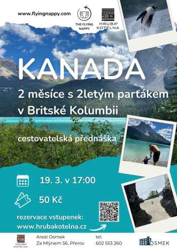 Kanada: 2 měsíce s 2letým parťákem v Britské Kolumbii