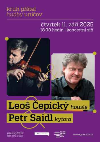 Leoš Čepický housle a Petr Saidl kytara - změna termínu