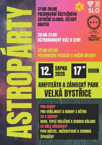 Astropárty & Noc padajících hvězd