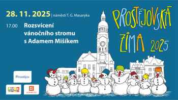 Rozsvícení vánočního stromu v Prostějově