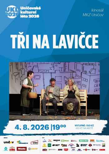 Tři na lavičce