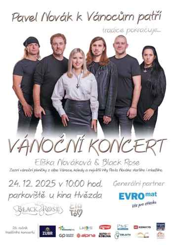 Vánoční koncert Elišky Novákové & Black Rose