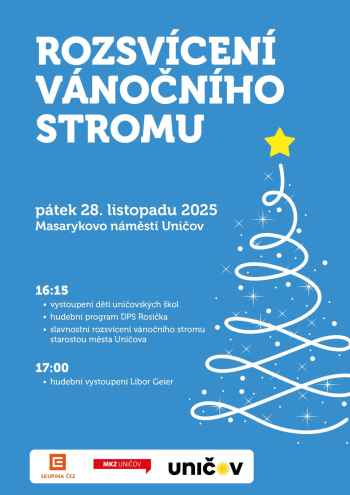 ROZSVÍCENÍ VÁNOČNÍHO STROMU 2025