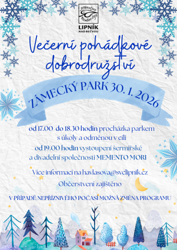 VEČERNÍ POHÁDKOVÉ DOBRODRUŽSTVÍ