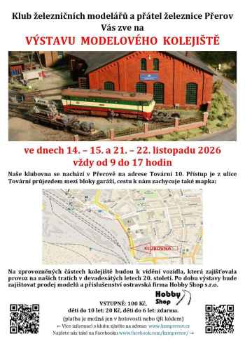 Výstava modelového kolejiště